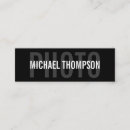 Buscar fotografía blanco y negro tarjetas de visita Para él