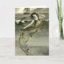 Buscar sirena del vintage tarjetas Fantasía