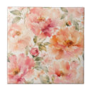 Buscar flores románticas azulejos Patrón floral