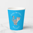 Buscar leopardo papel vasos Cualquier niño