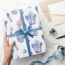 Buscar piedras preciosas papel de regalo Morado