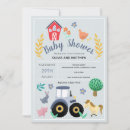 Buscar tractor lindo invitaciones Para niños