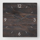 Buscar rayas madera de relojes de pared Rústico