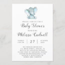 Buscar elefante azul invitaciones Niño