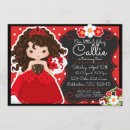 Buscar mariquita invitaciones Chica