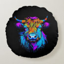 Buscar arte de la vaca cojines Rancho