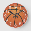 Buscar basketball relojes de pared Divertido