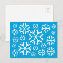 Buscar copos de nieve blancos postales General y unisex