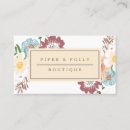 Buscar floral tarjetas de visita Negocio