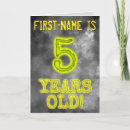 Buscar 5 años tarjetas General y unisex