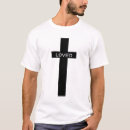 Buscar cruz blanca en negro camisetas General y unisex