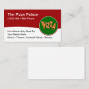 Buscar pizza italiana tarjetas de visita Pizzería