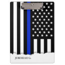 Buscar oficial policía libretas Línea azul fina