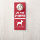 Buscar perros colgadores de puertas No molestar