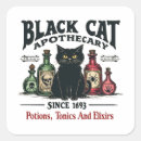 Buscar gato asustado pegatinas Gato de halloween
