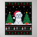 Buscar maltés posters Feliz navidad