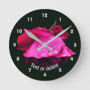 Buscar gotita relojes de pared Rosa