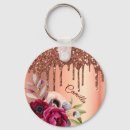 Buscar cobre llaveros Floral