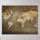 Buscar mapa antiguo posters Mapa del mundo