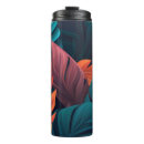 Buscar hoja hermosa tazas botellas Tropical