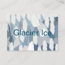 Buscar glaciares tarjetas de visita Naturaleza