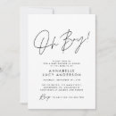 Buscar oh boy invitaciones Elegante
