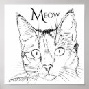 Buscar gato blanco y negro posters Para niños