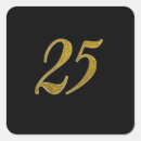 Buscar número 25 pegatinas Dorado