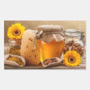 Buscar miel rectangulares pegatinas Apicultura