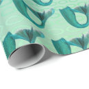 Buscar sirena papel de regalo Burbujas