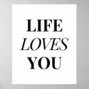 Buscar afirmación de la vida posters Amor propio