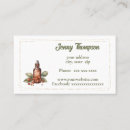 Buscar herbalist tarjetas de visita Plantas