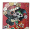 Buscar dia de los muertos azulejos Esqueleto