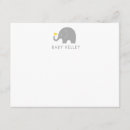 Buscar gris y amarillo tarjetas Elefante