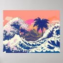 Buscar olas oceánicas posters Kanagawa