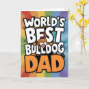 Buscar perro bulldog tarjetas Adorable