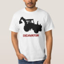 Buscar excavaciones camisetas Para todos