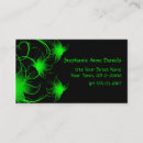 Buscar swirly tarjetas de visita Verde