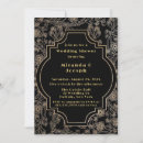 Buscar art deco wedding invitaciones Negro