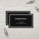 Buscar professional tarjetas de visita Minimalista