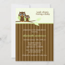 Buscar búhos modernos invitaciones Recién nacido