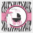 Buscar estampado de zebra pegatinas Rosa