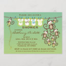 Buscar nuestro pequeño mono invitaciones Para ella