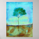 Buscar árbol solitario posters Pintura