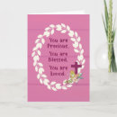 Buscar bautizado tarjetas Rosa
