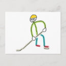 Buscar hockey sobre hielo postales Jugador de hockey
