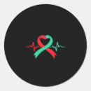 Buscar donante de órganos pegatinas Corazón