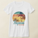Buscar palmera tropical camisetas Isla
