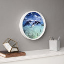 Buscar delfín relojes de pared Animales