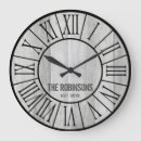 Buscar madera gris relojes de pared Apellido